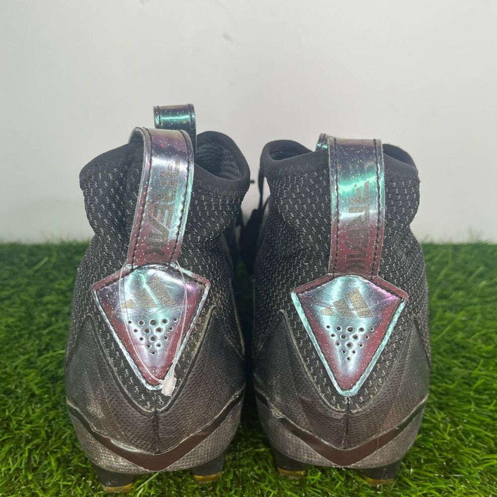 Adidas Freak Ultra 23 Inline Black Chrome Football Cleats Mens 12.5 - Picture 4 of 7